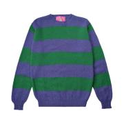 Howlin Shaggy Bear Knit Chunky Stripes Purple Haze