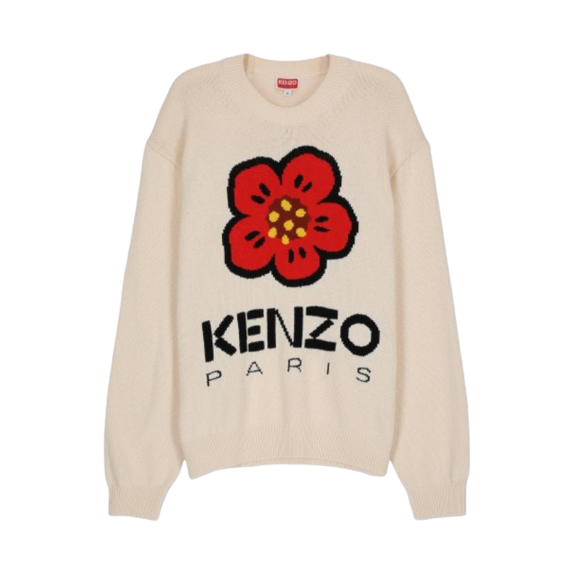 FD55PU3803LD-02 Kenzo Boke Flower Knit Off white
