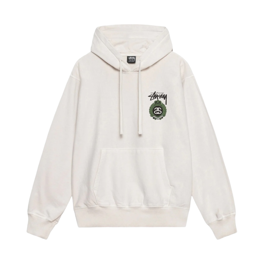 스투시 크라운 리쓰 피그먼트 다이드 후드 내츄럴(Stussy Crown Wreath Pigment Dyed Hoodie Natural) - 2