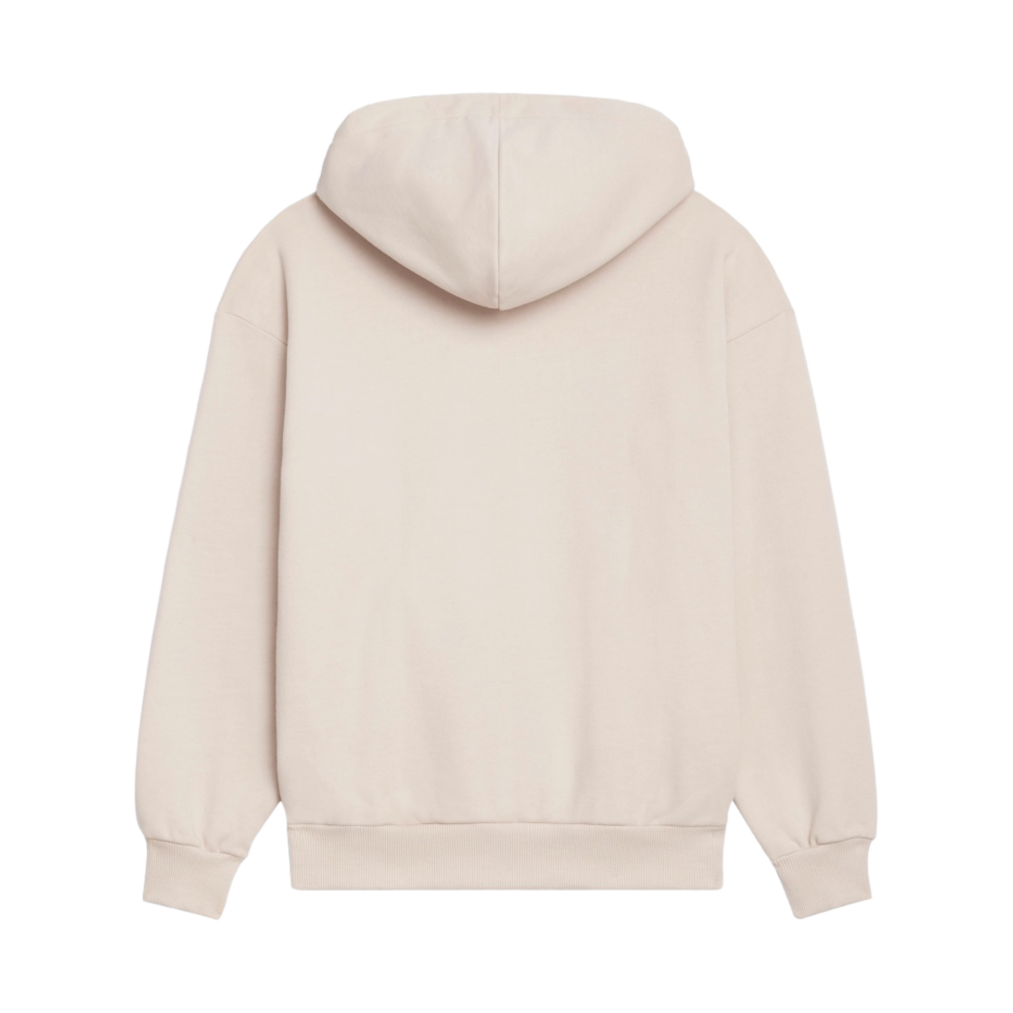 (W) 셀린느 코튼 플리스 루즈 후드 스웨트셔츠 셀린느 프린트 아이보리 블랙((W) Celine Loose Hooded Sweatshirt with Celine Print in Cotton Fleece Ivory Black) - 2