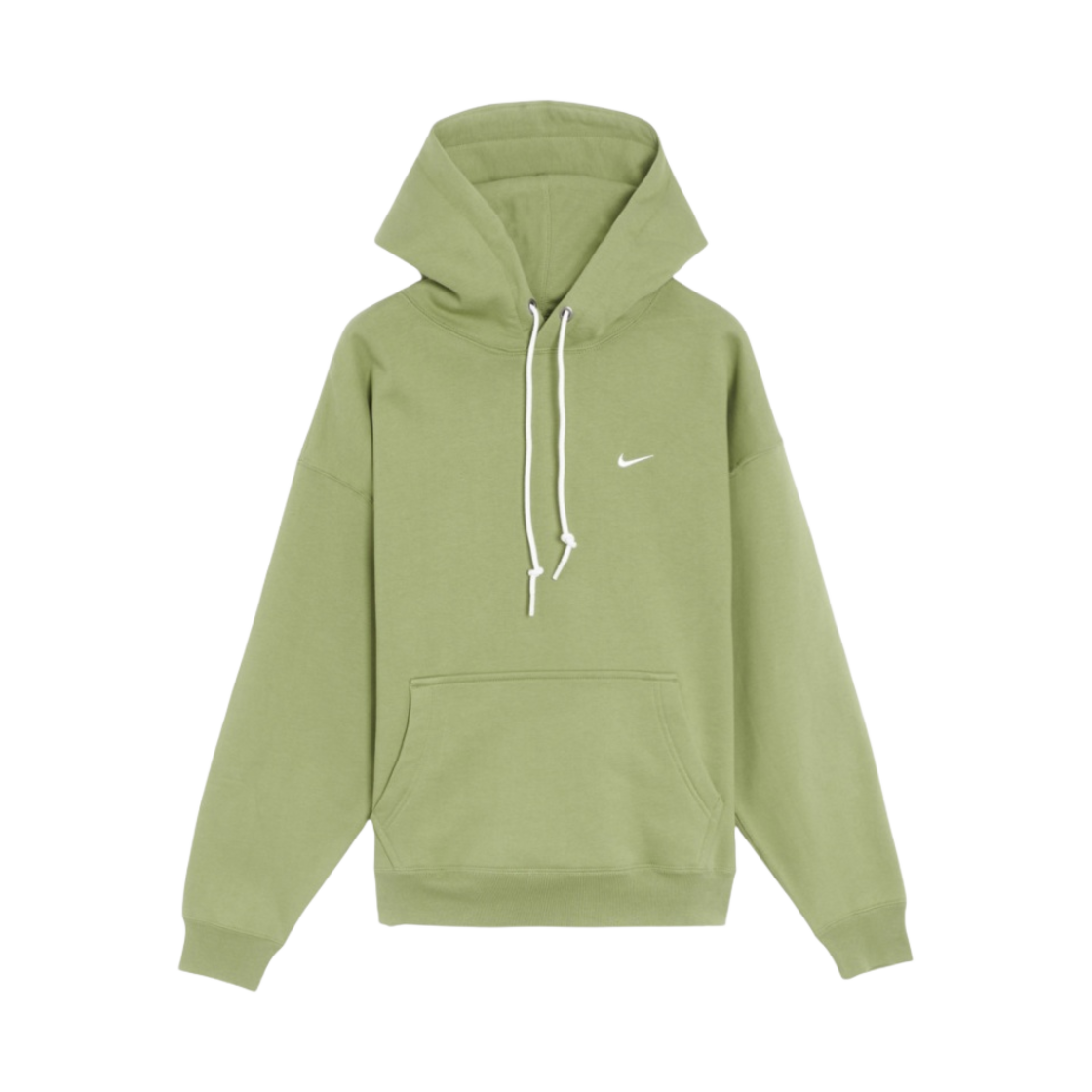 나이키 솔로 스우시 플리스 풀오버 후드 오일 그린 - US/EU(Nike Solo Swoosh Fleece Pullover Hoodie Oil Green - US/EU) - 1