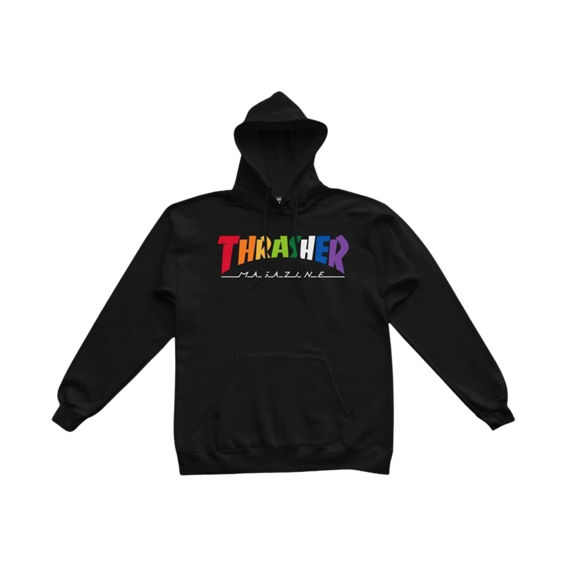 트레셔 레인보우 맥 후드 블랙(Thrasher Rainbow Mag Hood Black) - 1