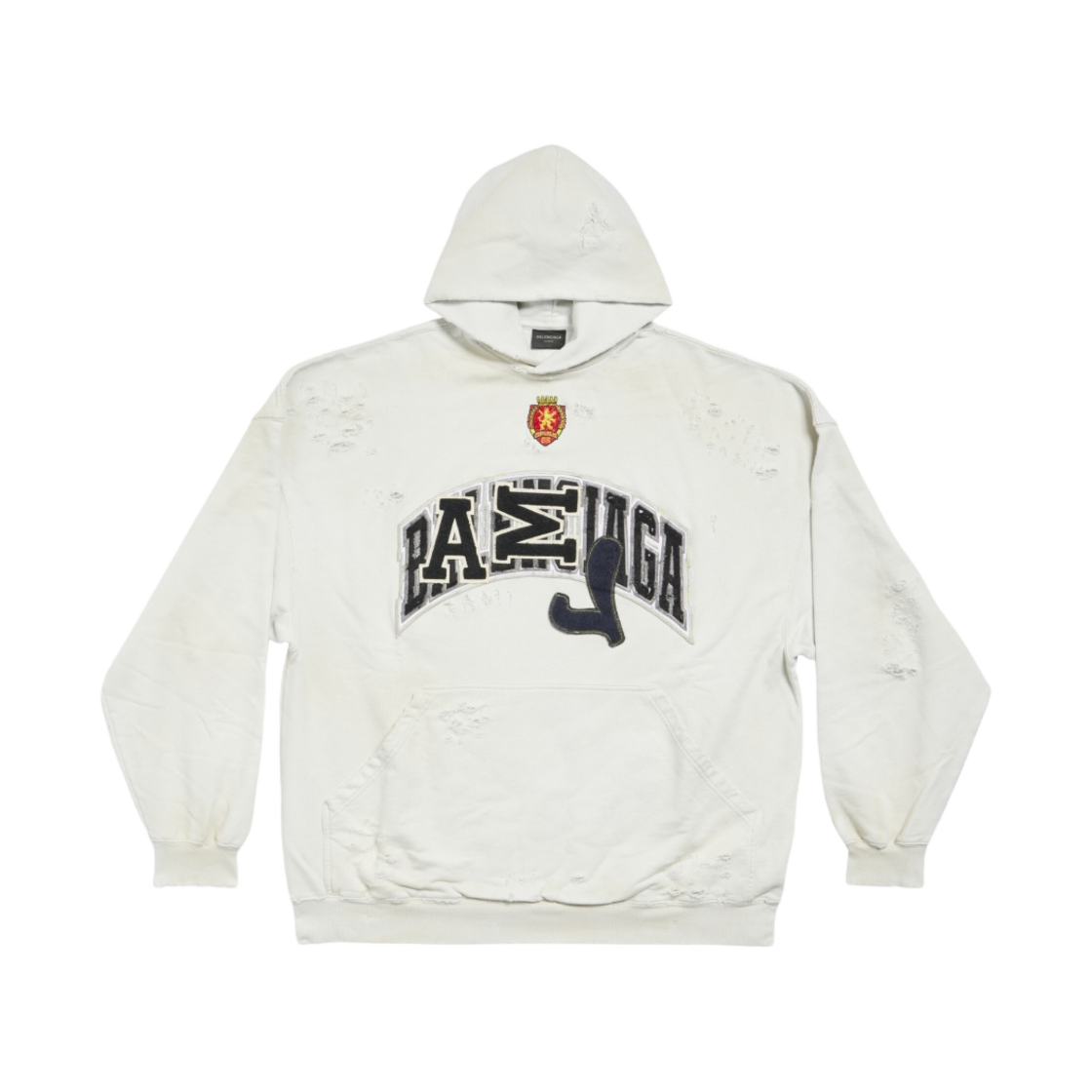 발렌시아가 스케이터 후드 오버사이즈 화이트(Balenciaga Skater Hoodie Oversized White) - 1