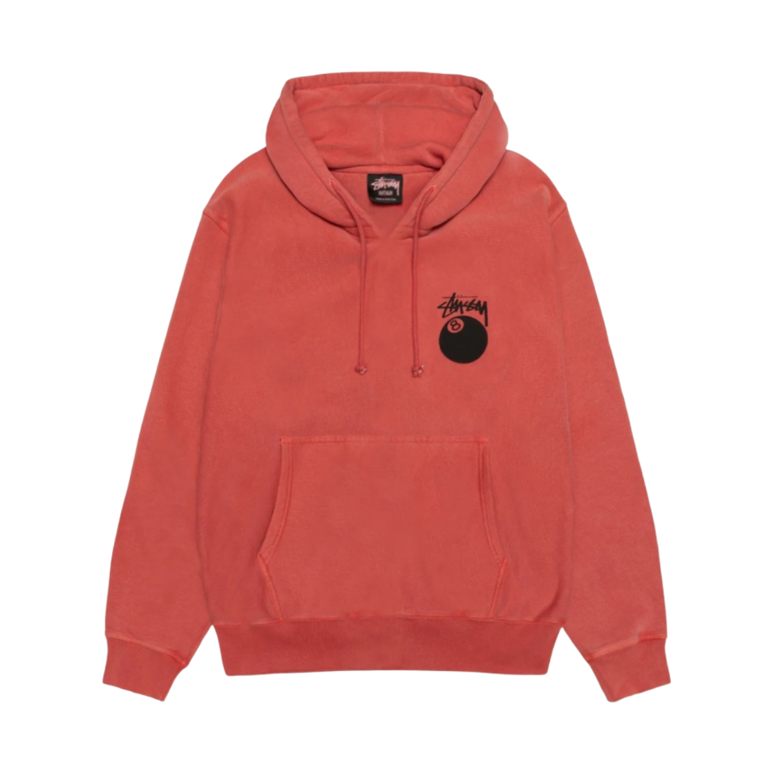 스투시 8볼 후드 피그먼트 다이드 구아바(Stussy 8 Ball Hoodie Pigment Dyed Guava) - 2