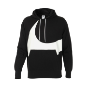 Nike NSW Swoosh Semi-Brushed Back Pullover Hoodie Black - Asia