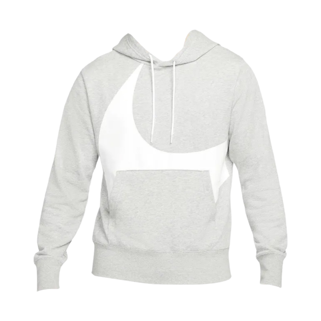 DH1028-063 Nike NSW Swoosh Semi-Brushed Back Pullover Hoodie Grey Heather - Asia