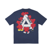 Palace Tri-Hearts T-Shirt Navy - 24SS