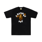 BAPE College Milo T-Shirt Black