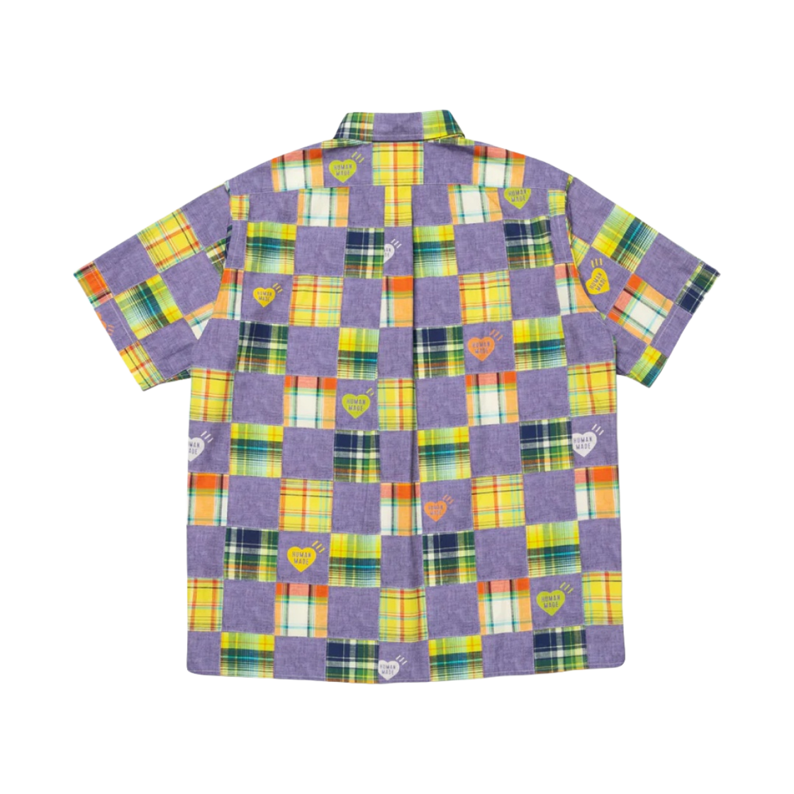 휴먼 메이드 패치워크 프린트 숏슬리브 셔츠 블루(Human Made Patchwork Printed S/S Shirt Blue) - 2