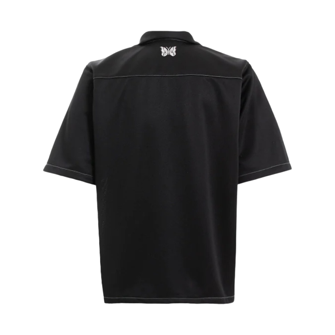 니들스 x 누비안 숏슬리브 트랙 셔츠 폴리 스무스 블랙 화이트 - 누비안 한정(Needles x Nubian S/S Track Shirt Poly Smooth Black White - Nubian Exclusive) - 2