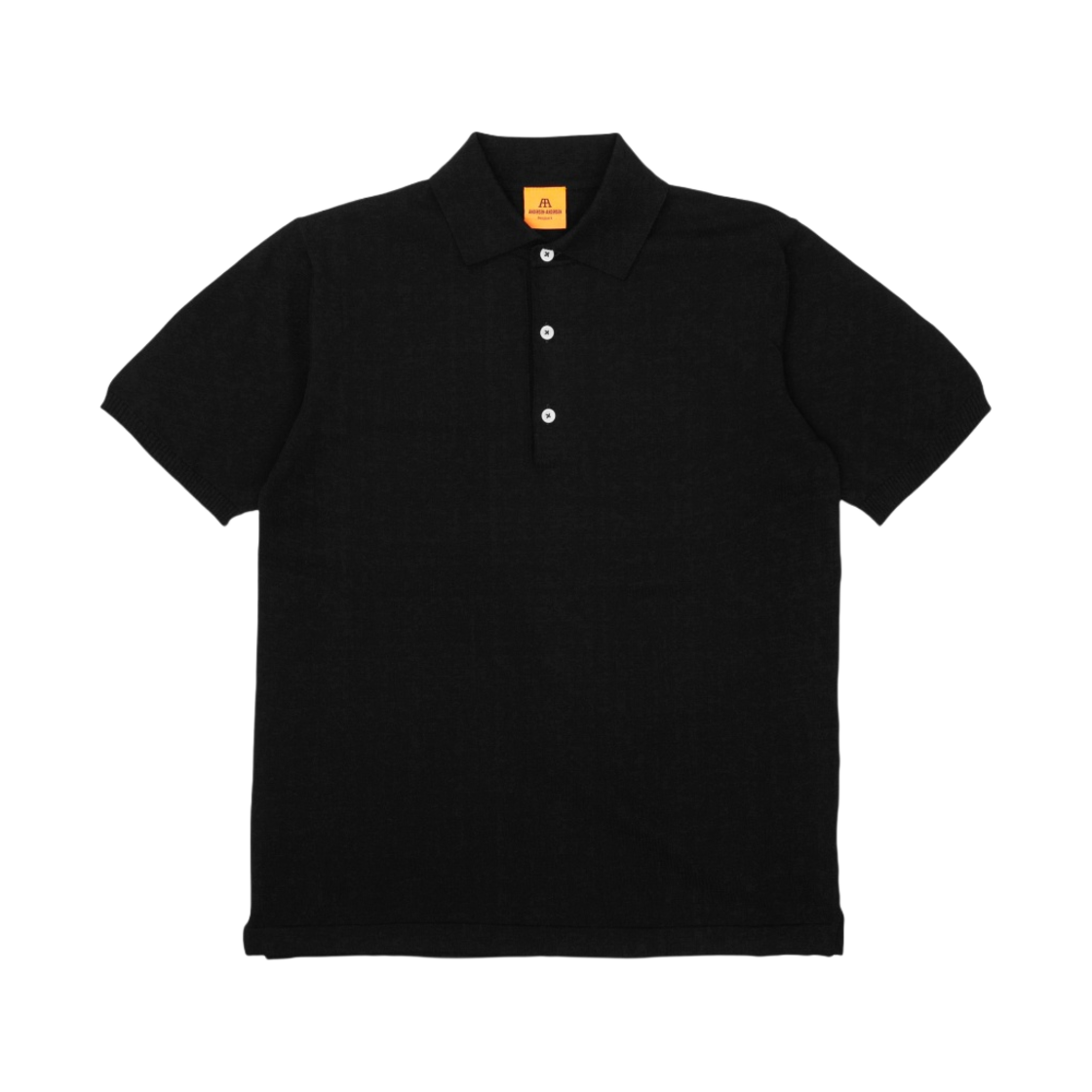 안데르센 안데르센 폴로 숏슬리브 티셔츠 블랙(Andersen Andersen Polo Short Sleeve Shirt Black)