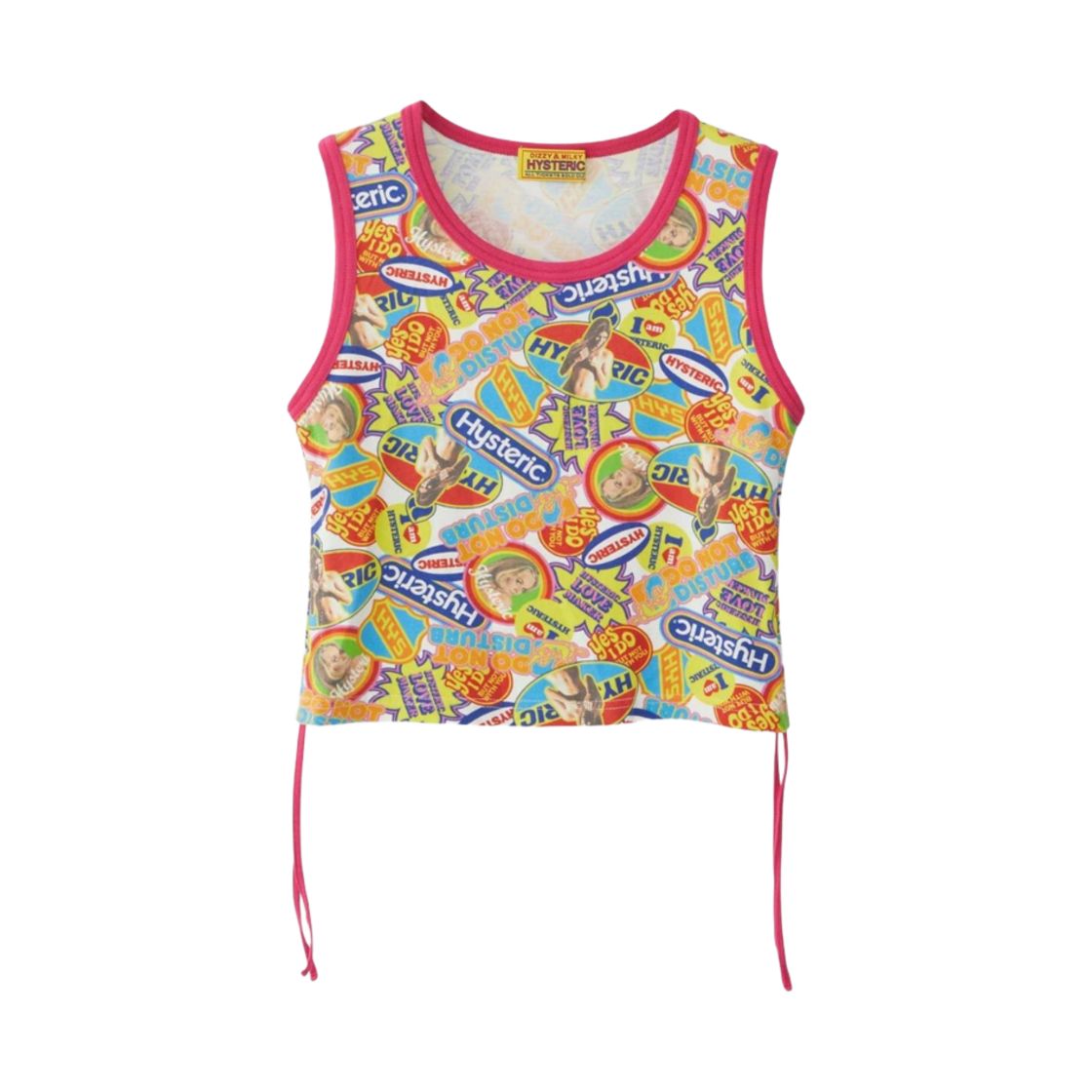 (W) 히스테릭 글래머 티피컬 히스테릭 패턴 탱크 탑 멀티((W) Hysteric Glamour Typical Hysteric Pattern Tank Top Multi) - 1