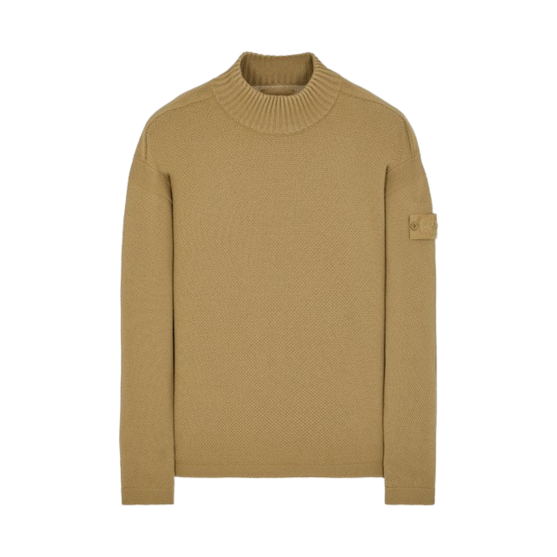 스톤 아일랜드 562FA 고스트 피스 캐시미어 터틀넥 니트 다크 베이지 - 23FW