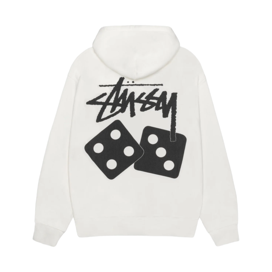 스투시 피그먼트 다이드 다이스 집 후드 내츄럴(Stussy Pigment Dyed Dice Zip Hoodie Natural)