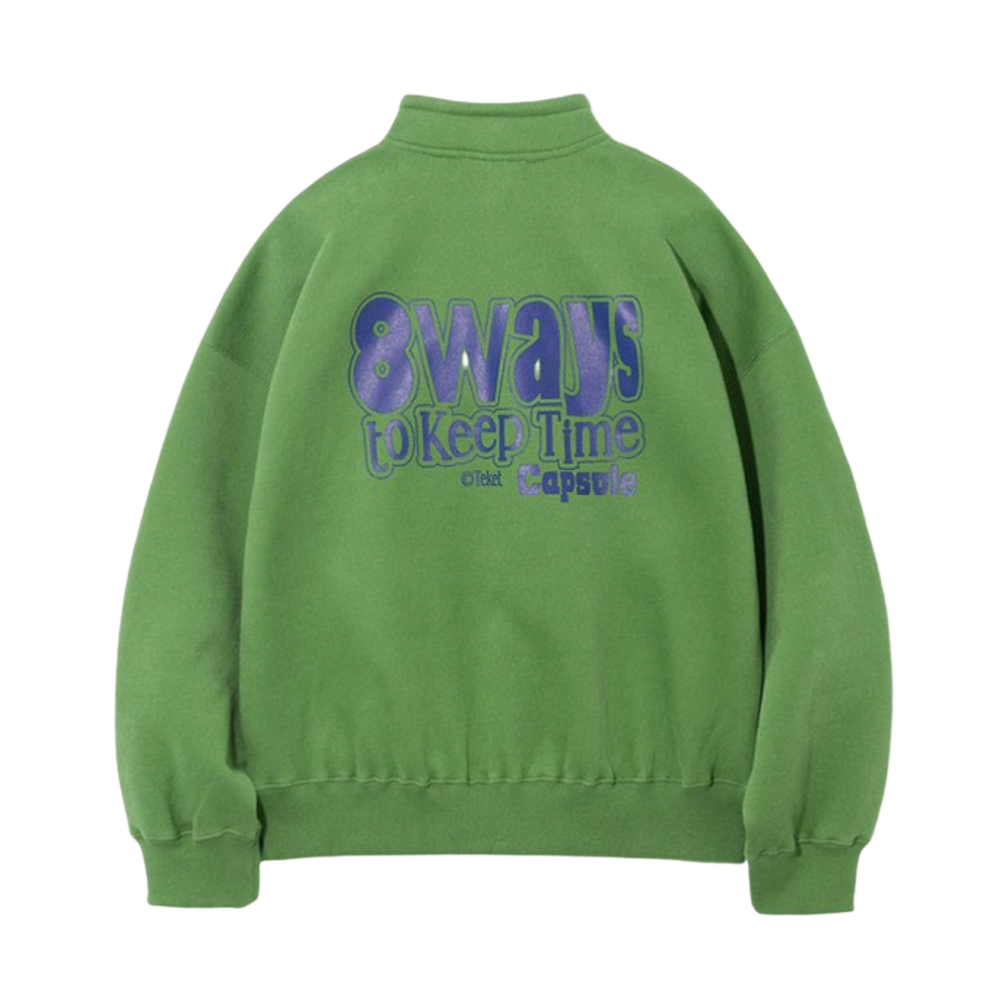 - Teket 8Ways Half Zip-Up Sweatshirt Green