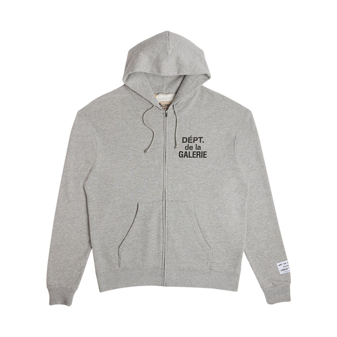 갤러리 디파트먼트 프렌치 집 후드 헤더 그레이(Gallery Dept. French Zip Hoodie Heather Grey)