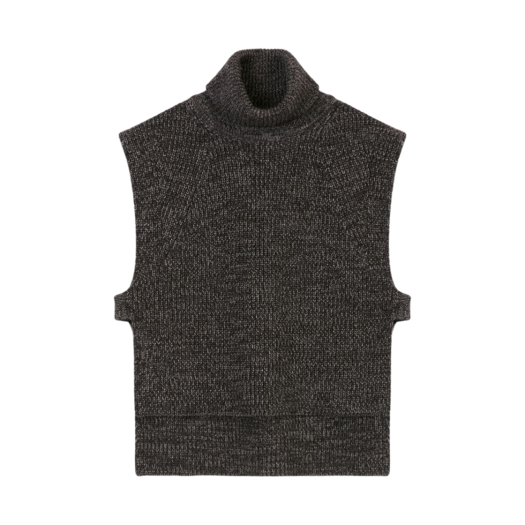 (W) Isabel Marant Megan Turtle Neck Bib Anthracite - 22FW