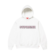 Supreme Collegiate Acronym Hooded Sweatshirt White - 24FW