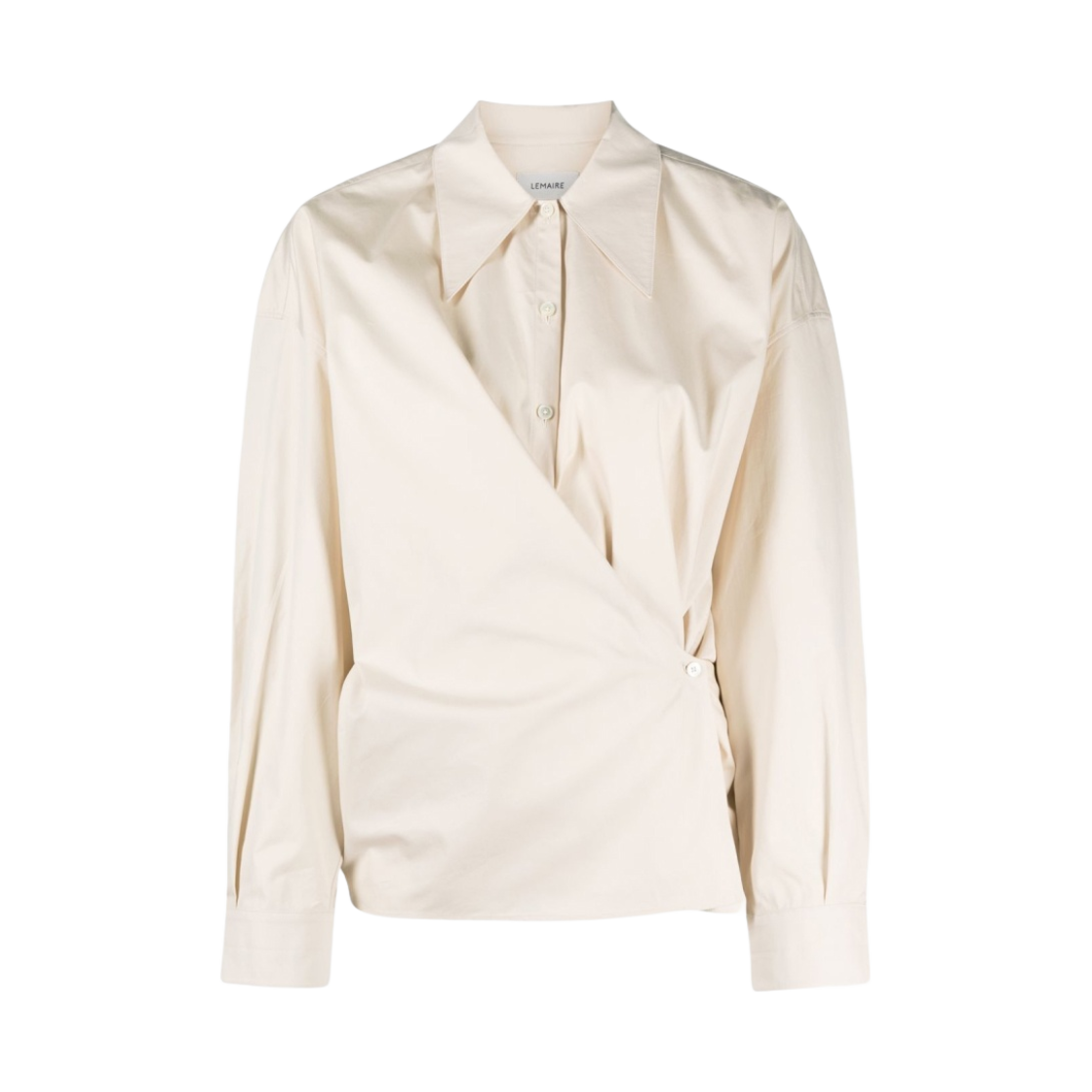 (W) 르메르 트위스티드 셔츠 라이트 크림 - 22FW