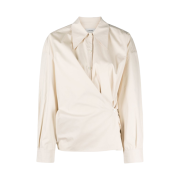 (W) Lemaire Twisted Shirt Light Cream - 22FW