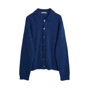 Our Legacy Evening Polo Fuzzy Alpaca Royal Blue