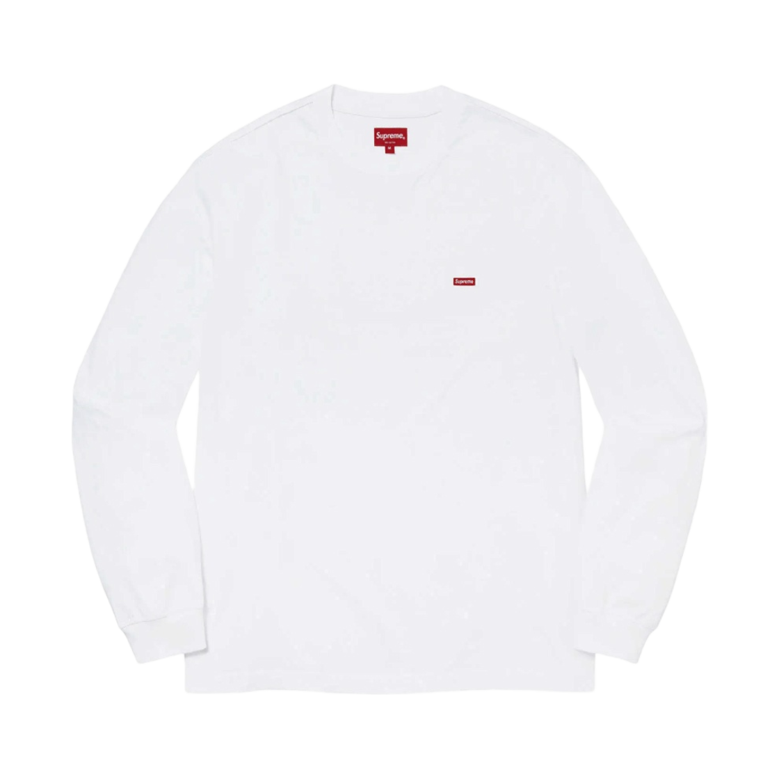 슈프림 스몰 박스 롱슬리브 티셔츠 화이트