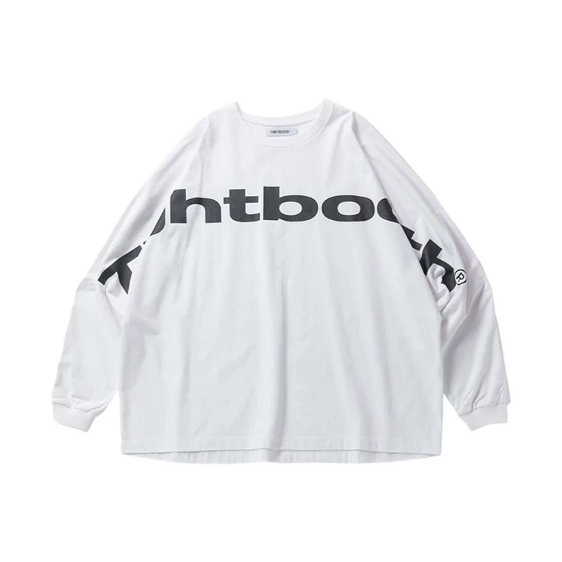 타이트부스 빅 로고 롱슬리브 티셔츠 화이트(Tightbooth Big Logo LS T-Shirt White)