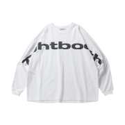Tightbooth Big Logo LS T-Shirt White