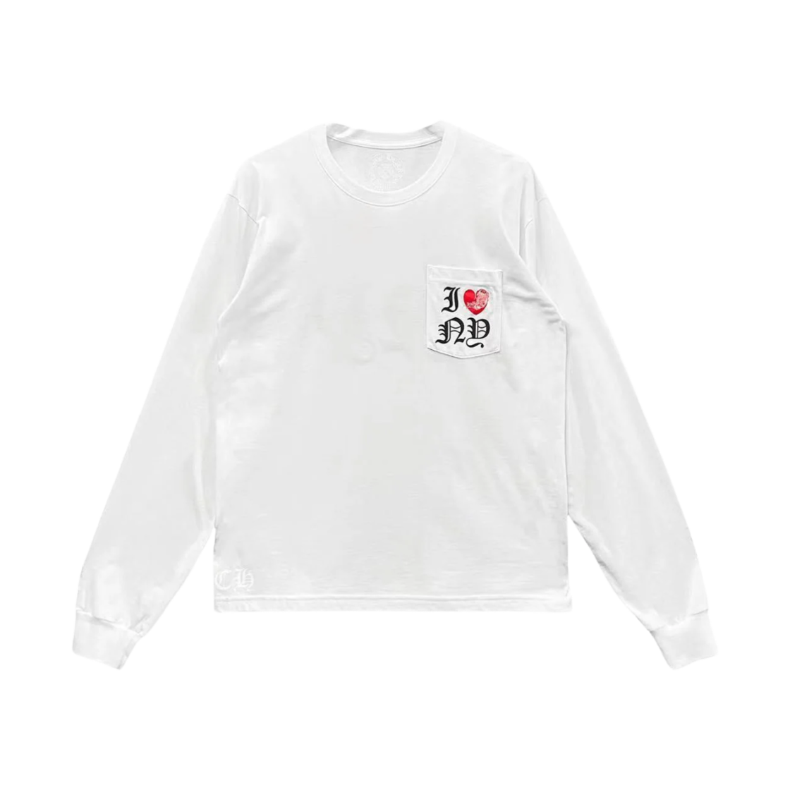 크롬하츠 바인 하트 로고 롱슬리브 티셔츠 화이트 - 뉴욕 한정(Chrome Hearts Vine Heart Logo Long Sleeve T-Shirt White - New York Exclusive) - 2