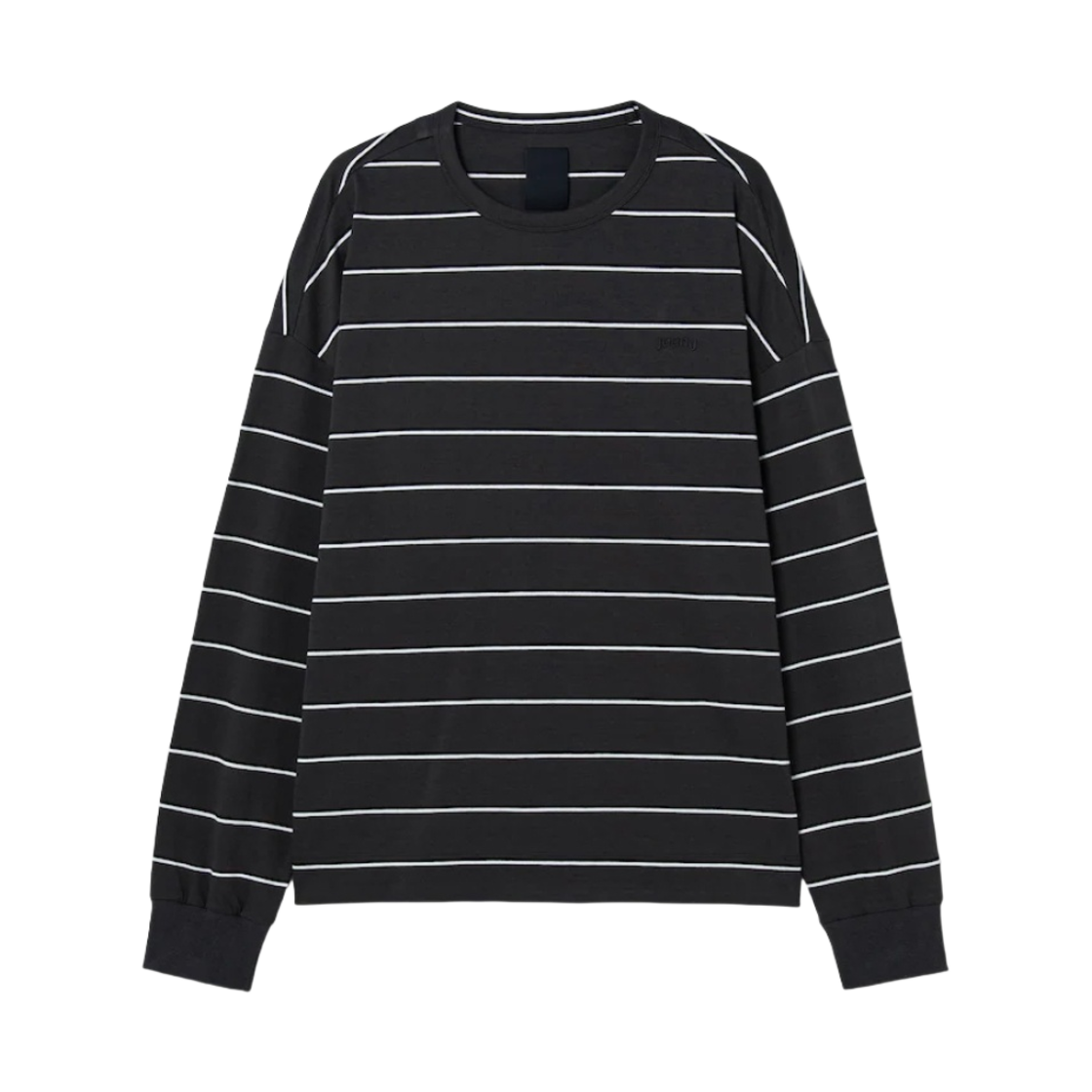 준지 코튼 스트라이프 롱슬리브 그레이 - 23FW