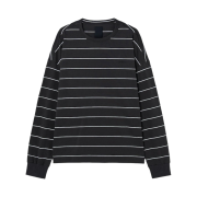 Juun.J Cotton Stripe Long Sleeve Grey - 23FW
