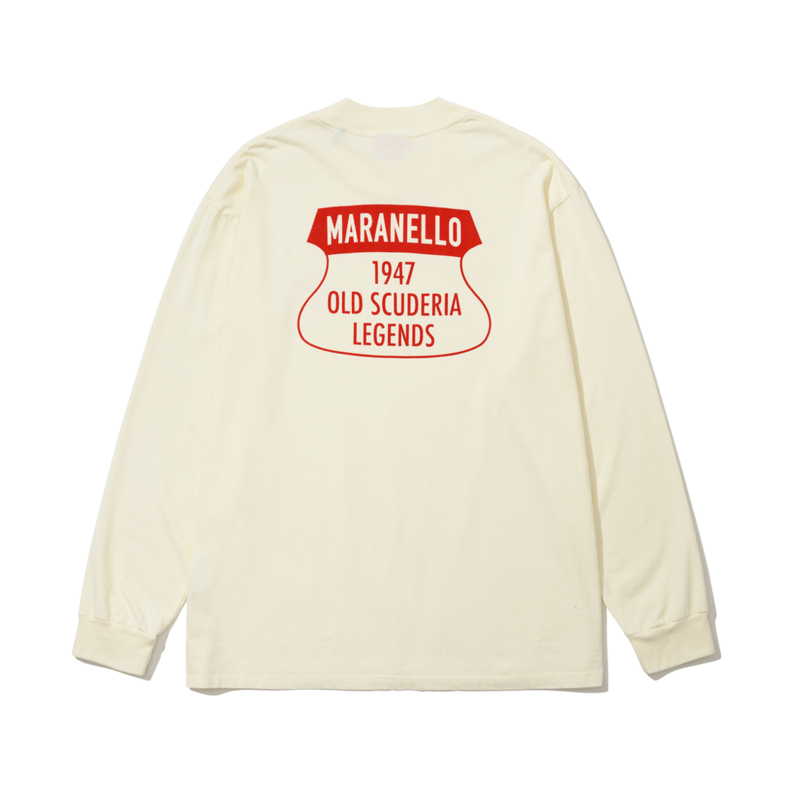 슈퍼벨로체 올드 레전드 롱슬리브 티셔츠 아이보리(SUPERVELOCE Old Legends Long Sleeve T-Shirt Ivory)