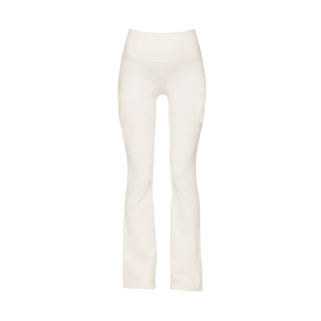(W) 알로 요가 에어브러쉬 하이 웨이스트 7/8 부츠컷 레깅스 아이보리((W) Alo Yoga Airbrush High Waist 7/8 Bootcut Leggings Ivory)