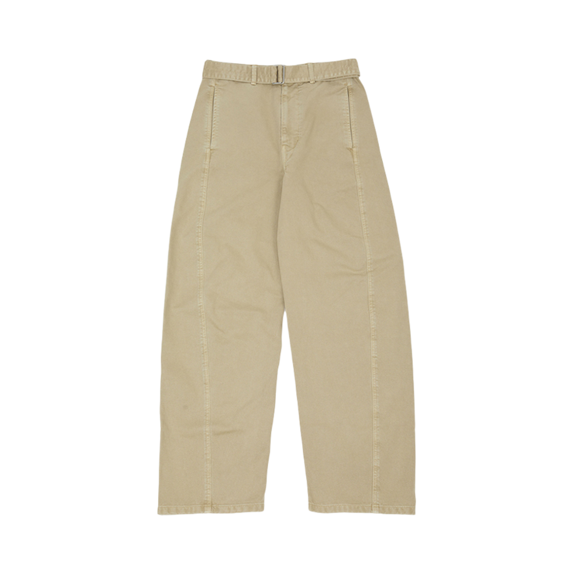 PA326-LD1042-223 Lemaire Twisted Belted Pants Beige