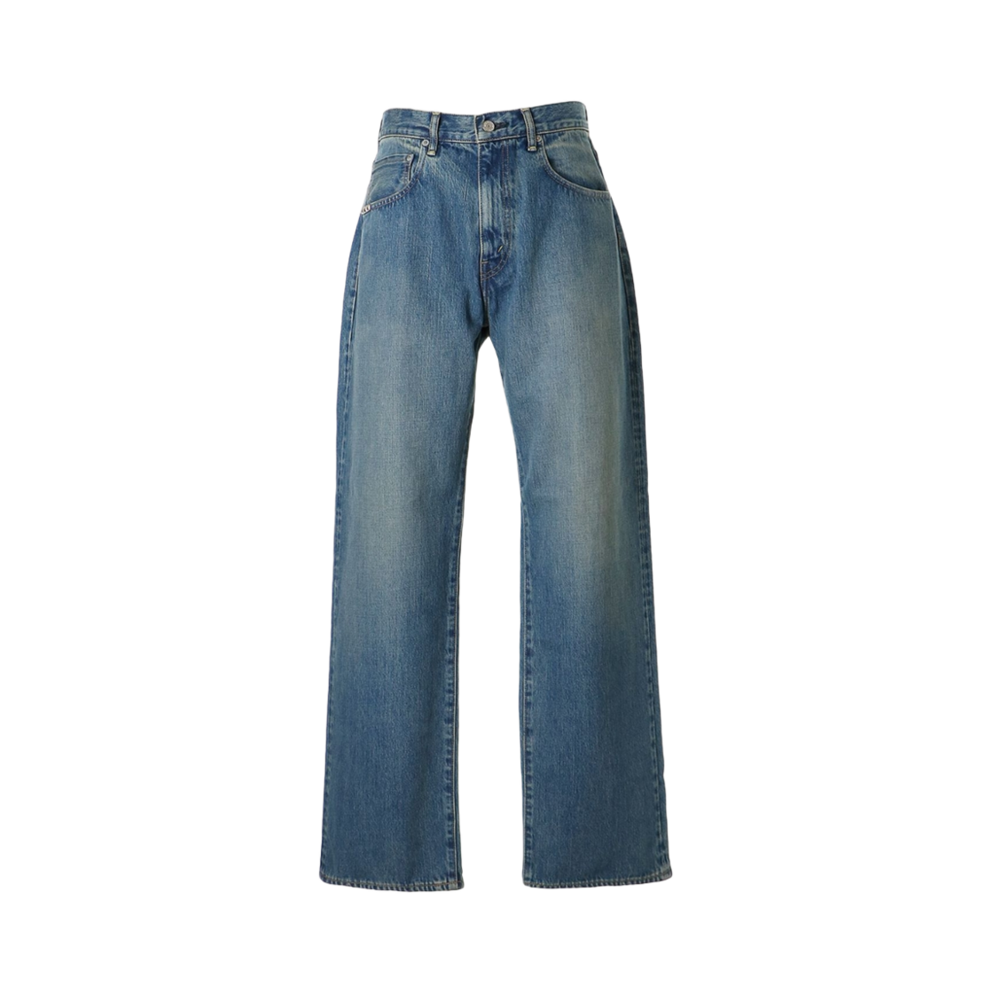 히스테릭 글래머 루즈 스트레이트 데님 팬츠 라이트 인디고 블루(Hysteric Glamour Loose Straight Denim Pants Light Indigo Blue) - 1