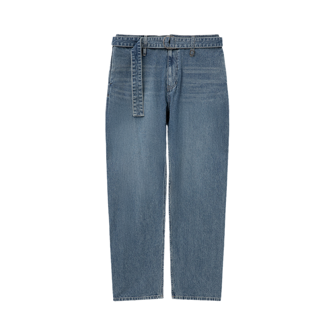 W243PT27993L Wooyoungmi Belted Corduroy Denim Pants Blue - 24FW