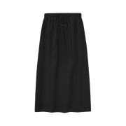 (W) Essentials Long Skirt Jet Black - 24SS