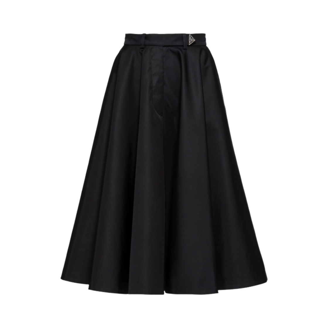 21X925-1WQ8-F0002 (W) Prada Re-Nylon Pleated Skirt Black