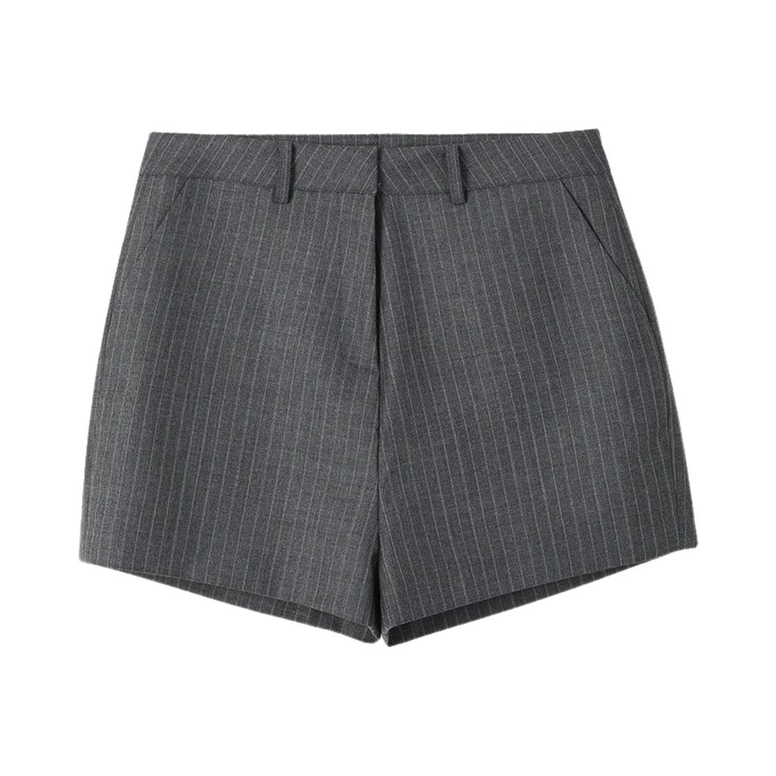 P0000BOH-Gray Tannat Fin Stripe Shorts Gray