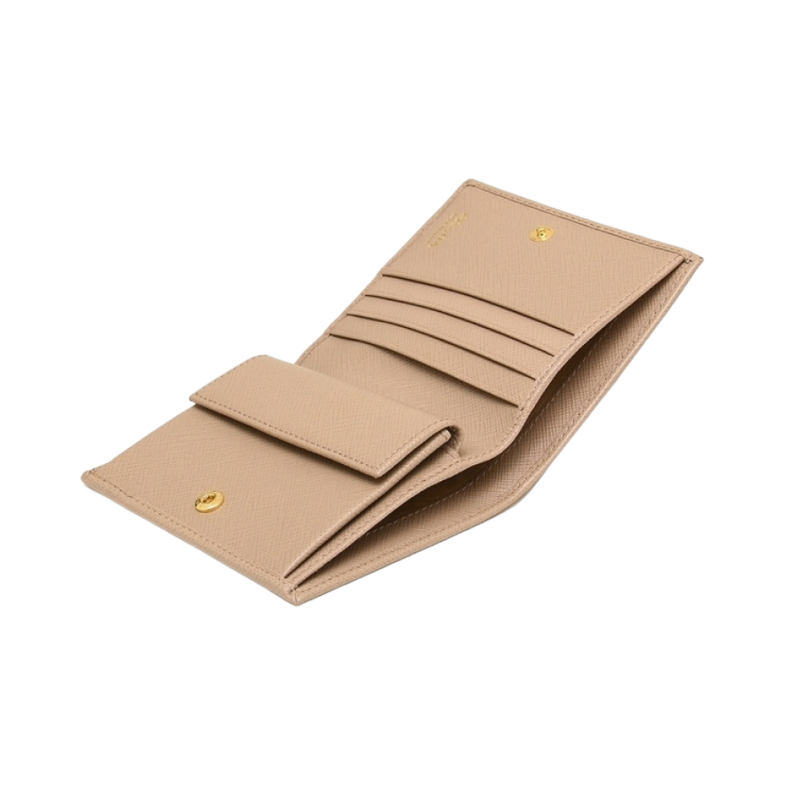 프라다 사피아노 레더 메탈 로고 반지갑 파우더 핑크(Prada Small Saffiano Leather Metal Logo Wallet Powder Pink) - 3