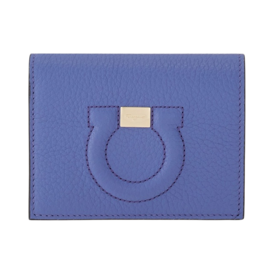 페라가모 간치니 동전 지갑 블렌치드 데님(Ferragamo Gancini Coin Holder Blenched Denim) - 1
