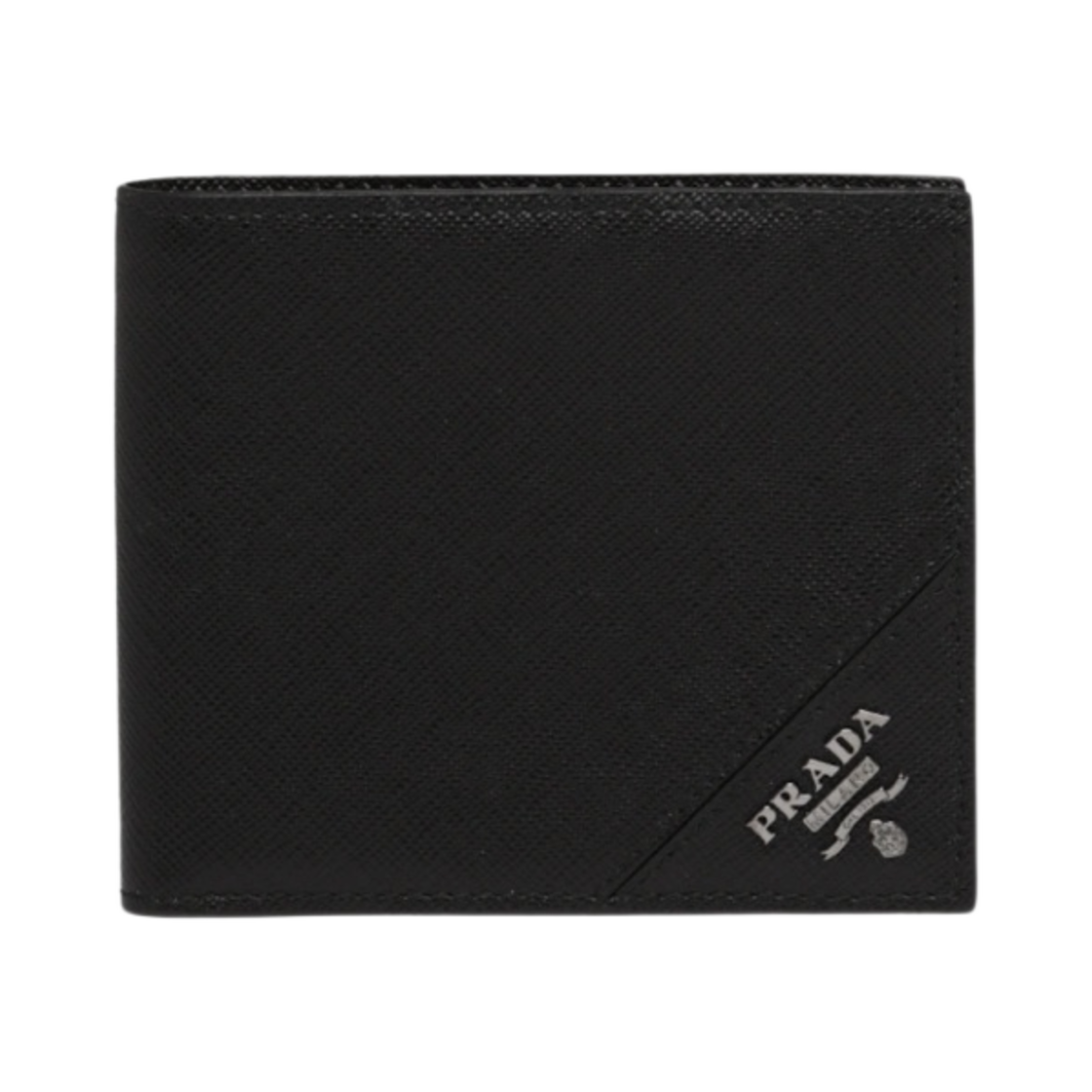 2MO513-QME-F0002 Prada Saffiano Leather Wallet Black