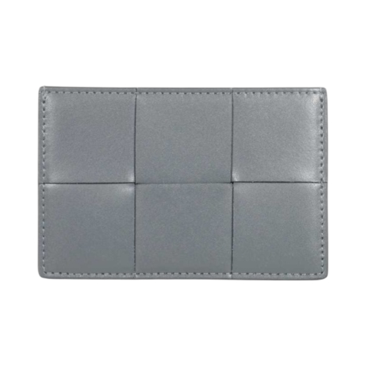 Bottega Veneta Credit Card Case Calfskin Thunder