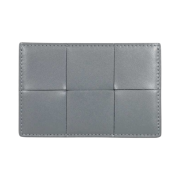 Bottega Veneta Credit Card Case Calfskin Thunder