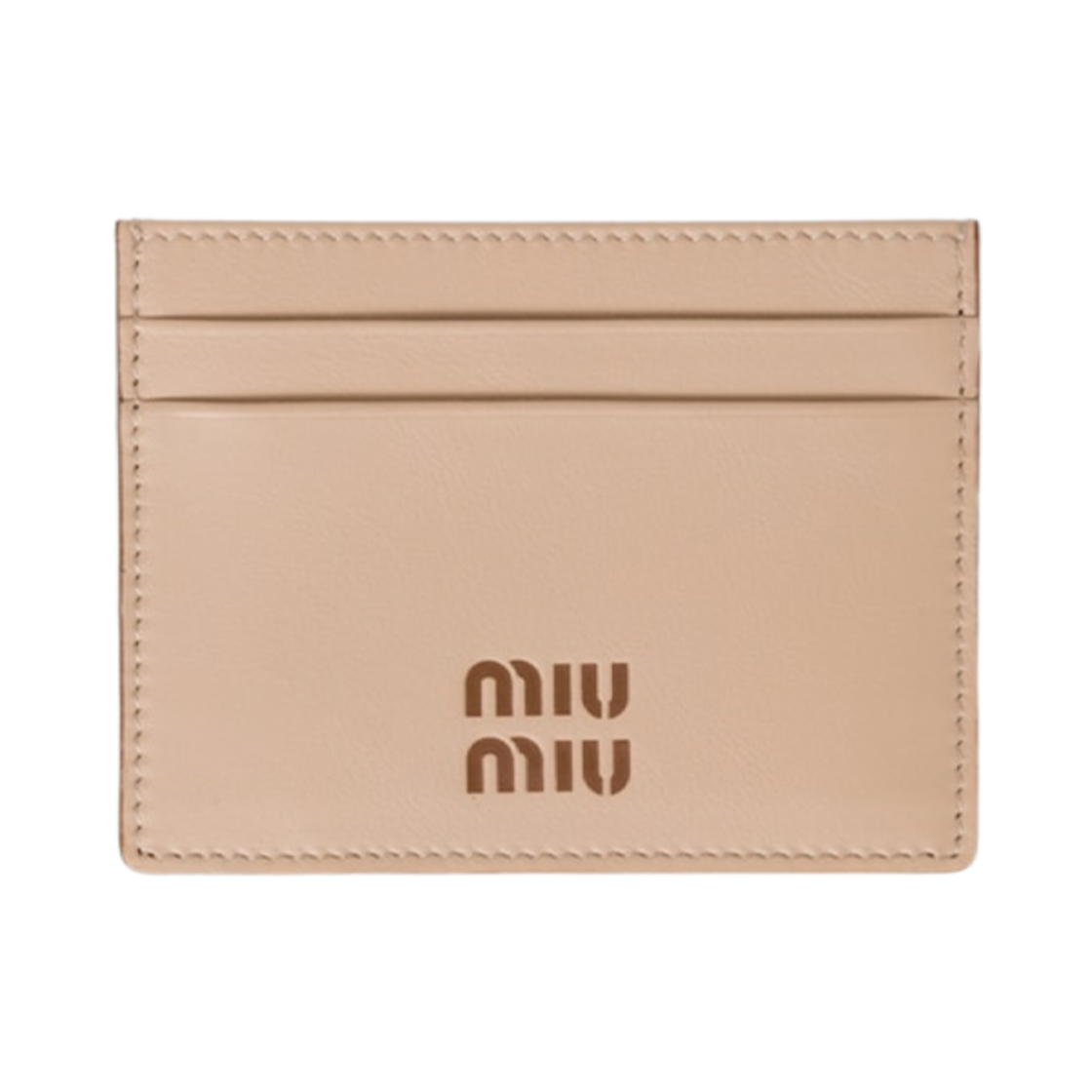 미우 미우 레더 카드 홀더 코드 꼬냑(Miu Miu Leather Card Holder Code Cognac)