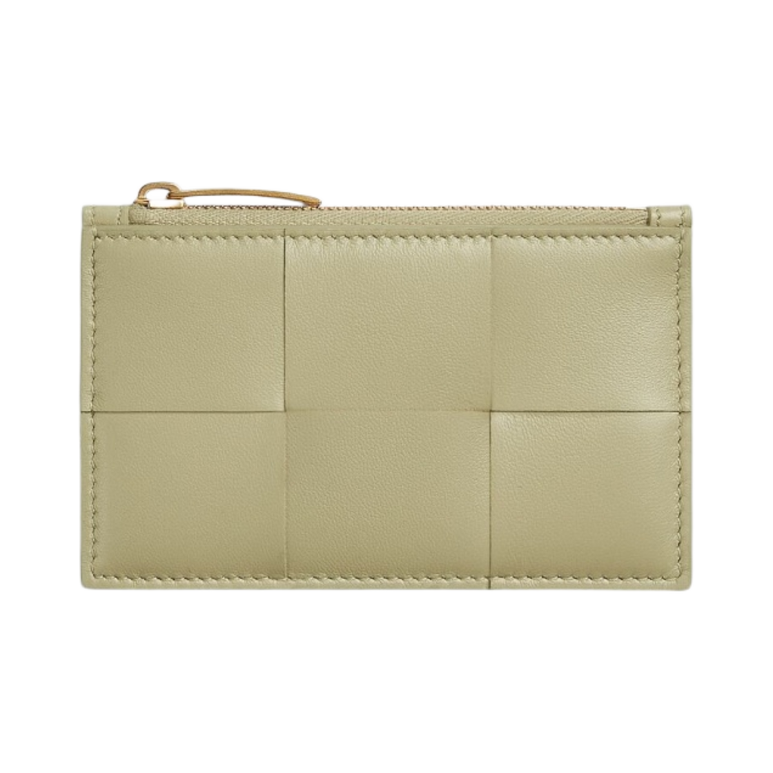 보테가 베네타 지퍼 카드 케이스 트래버틴(Bottega Veneta Zipped Card Case Travertine) - 1