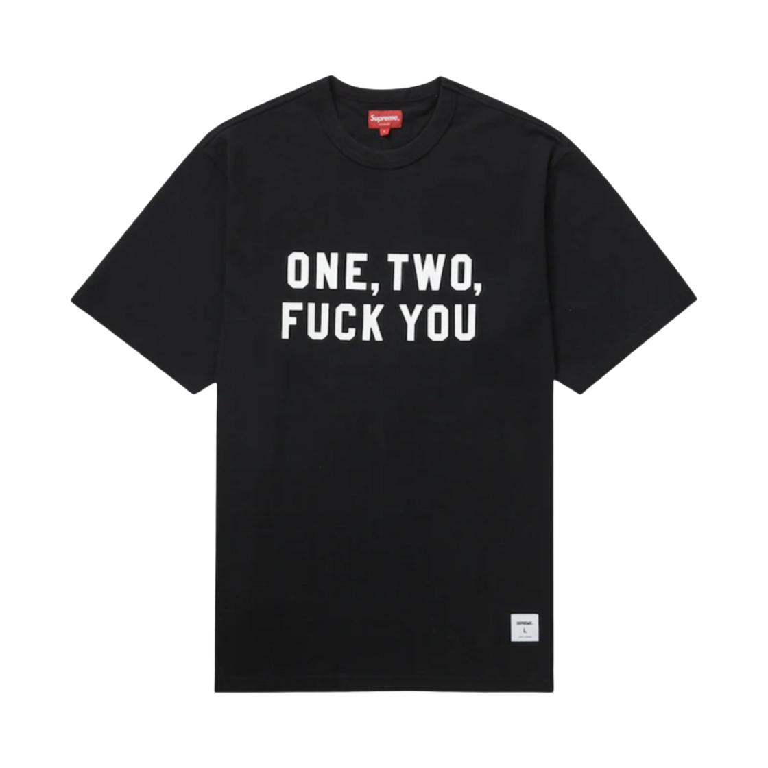 슈프림 원 투 퍽 유 숏슬리브 탑 블랙 - 23SS
