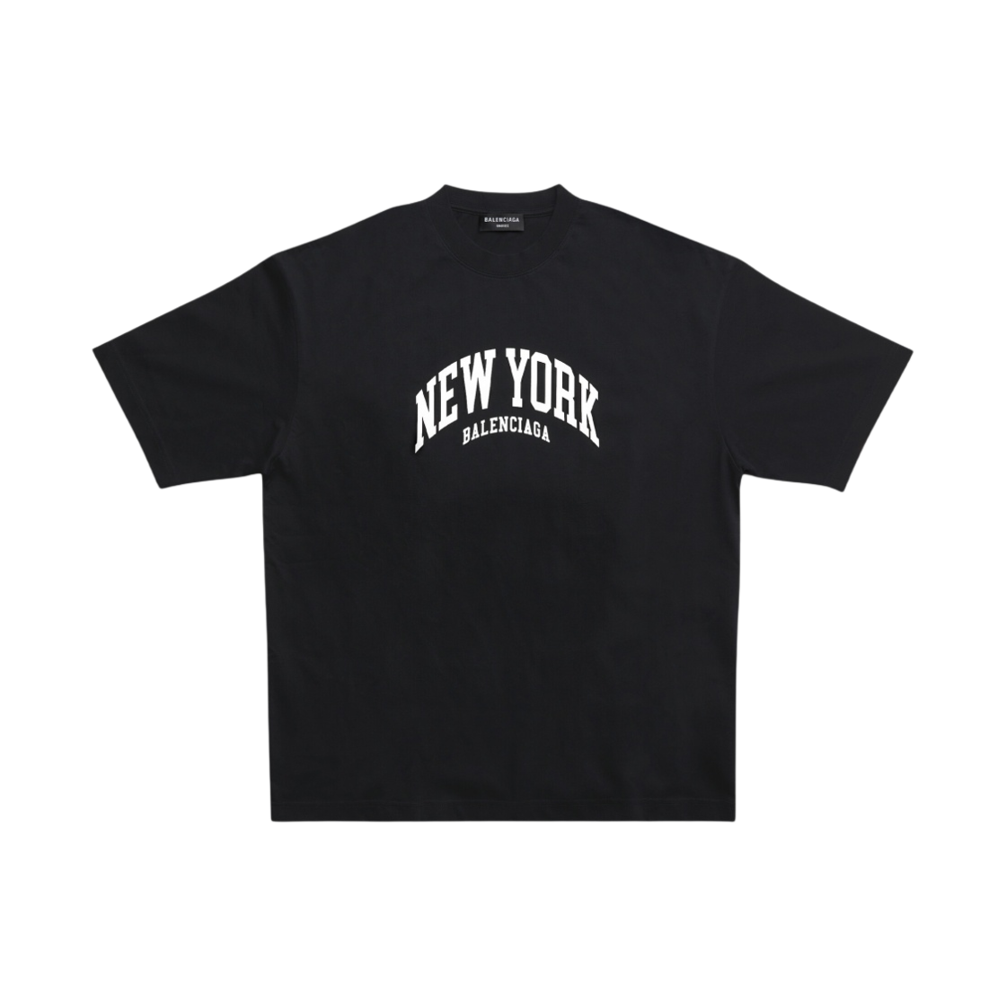 발렌시아가 시티 뉴욕 티셔츠 미디움 핏 블랙(Balenciaga Cities New York T-Shirt Medium Fit Black) - 1