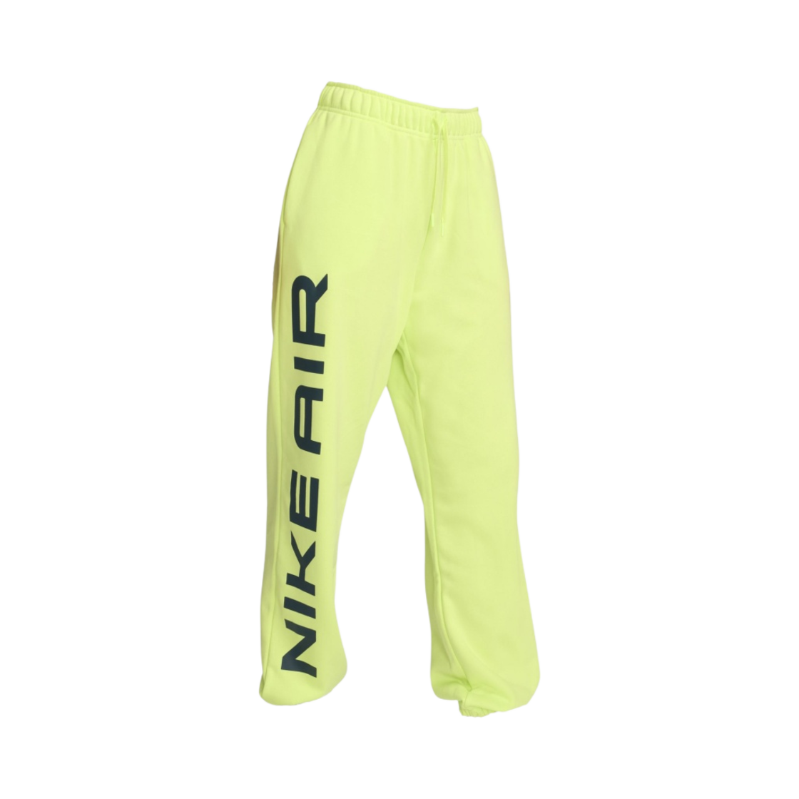 (W) 나이키 NSW 에어 플리스 오버사이즈 하이라이즈 조거 라이트 레몬 트위스트 - 아시아