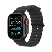 Apple Watch Ultra 2 49mm Black Titanium Case with Ocean Band Black (Korean Ver.)